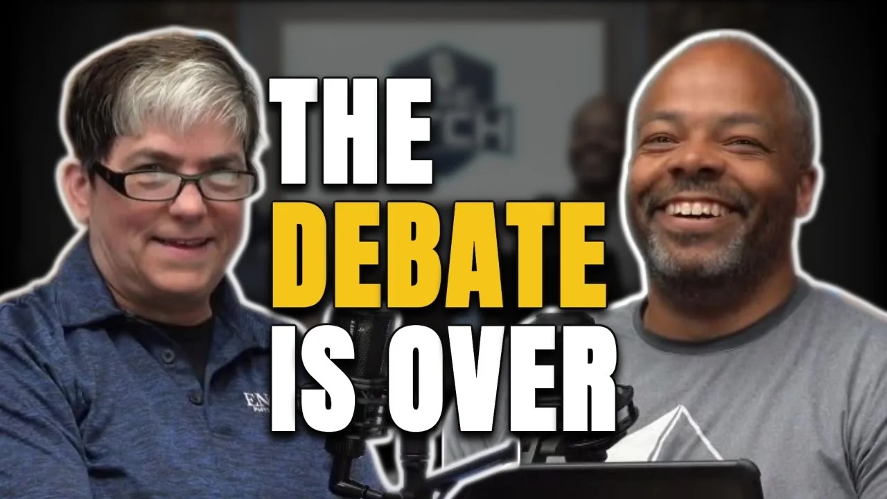 The PTCH Podcast co-hosts during a published conversation