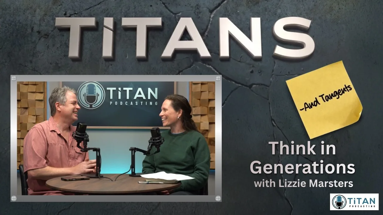 Lizzie Marsters featured in the Titans and Tangents episode Thinking in Generations